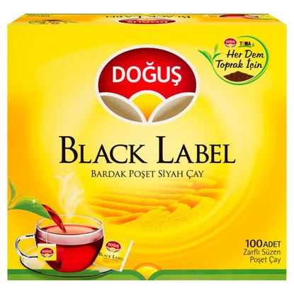 Doğuş Black Label Bardak Poşet Siyah Çay 100'lü Resmi