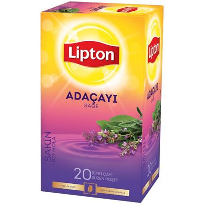 Lipton Bitki Çayı Adaçayı 20'li Paket Resmi