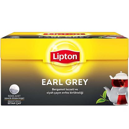 Lipton Earl Grey Demlik Poşet Siyah Çay 100'lü Resmi
