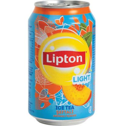 Lipton Ice Tea Light 330 ml Kutu Şeftali Resmi