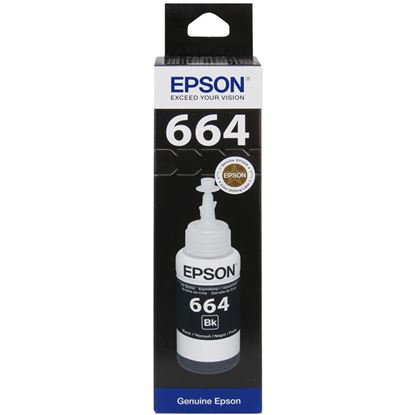 Epson T6641 Black Ink Bottle 70 ml Resmi