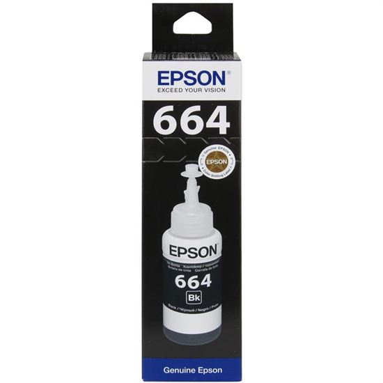 Epson T6641 Black Ink Bottle 70 ml resimleri