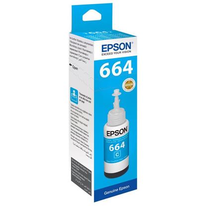 Epson T6642 Cyan Ink Bottle 70 ml Resmi