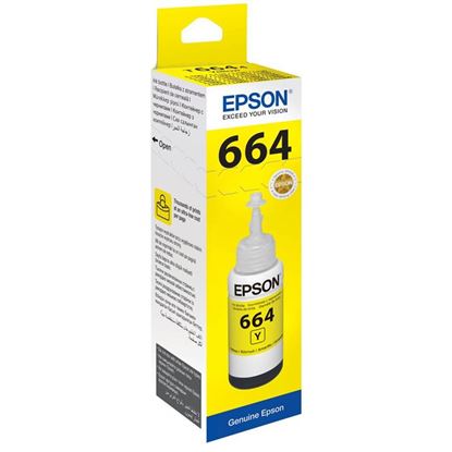 Epson T6644 Yellow Ink Bottle 70 ml Resmi