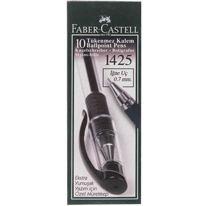 Faber Castell 1425 İğne Uçlu Tükenmez Kalem Siyah Resmi
