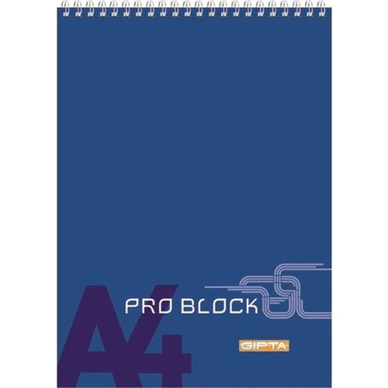 Gıpta Pro Block Sp. Karton Kapak Bloknot A4 40 Yaprak Çizgili resimleri