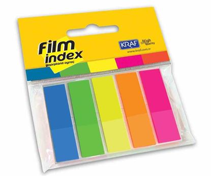 Kraf Film Index 13X44 mm 5 Renk 25 Sayfa Resmi