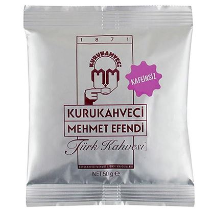 Kurukahveci Mehmet Efendi Türk Kahvesi Kafeinsiz 50 gr Resmi