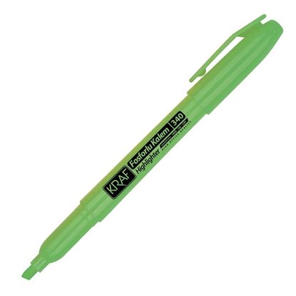 Kraf Kalem Tipi Fosforlu Kalem Yeşil 340 Resmi